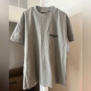 Fear of God Essentials Heather Grey Heavy T-Shirt